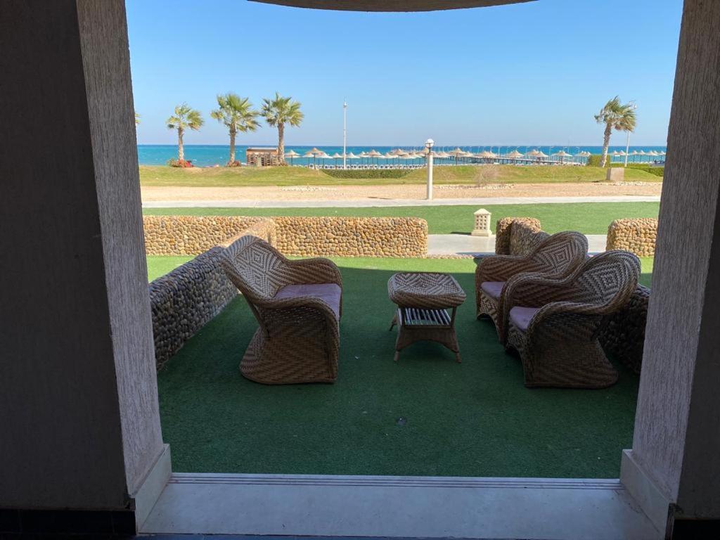 Sea View Chalet With Garden At Porto South Beach - Families Only Айн Сохна Екстериор снимка